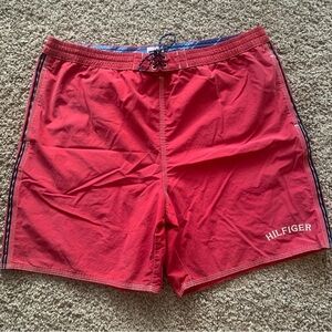 Men's Red Swim Shorts